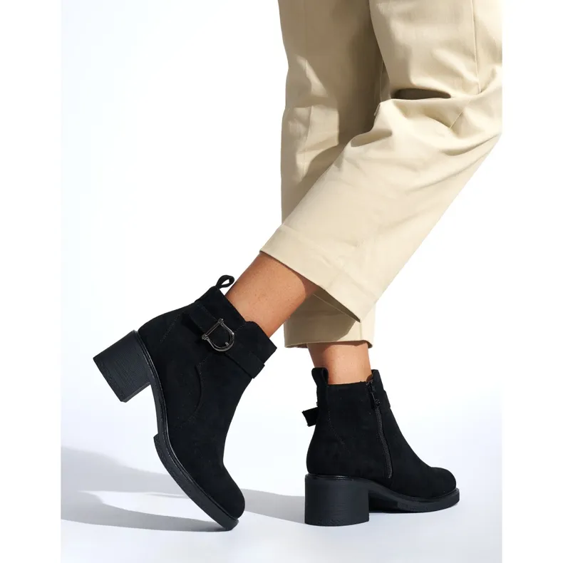 Ladies' black boots