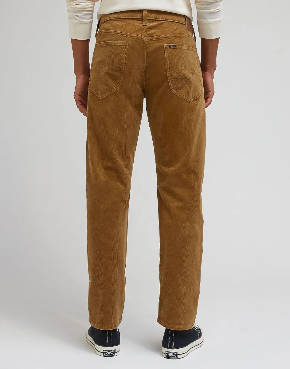 Lee Daren Zip Regular Straight Corduroy Jeans Tumbleweed