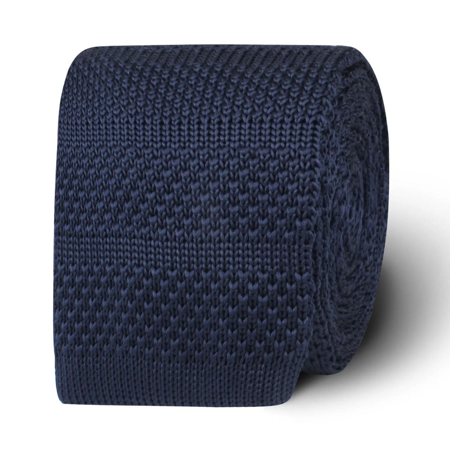 Leeds Navy Knitted Tie