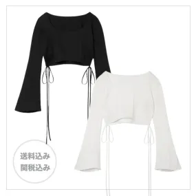 Mame kurogouchi  |Casual Style Nylon Rib Street Style Long Sleeves Plain