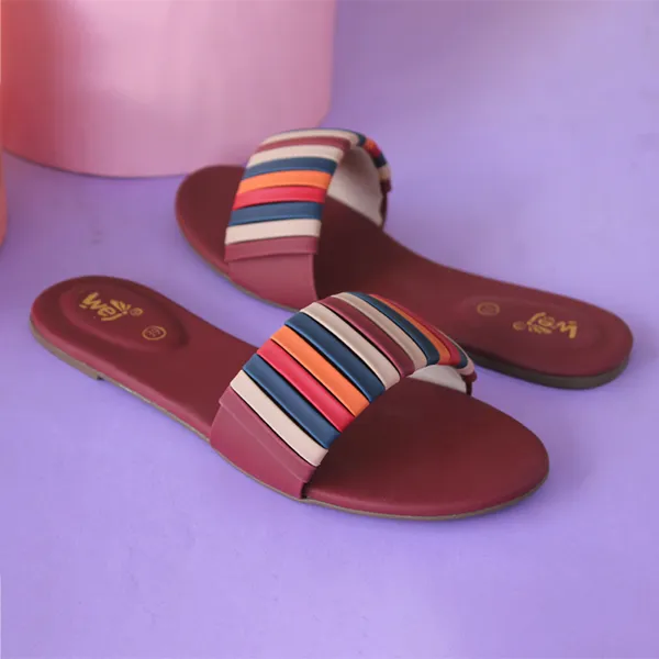 Maroon Stylish Slippers for women