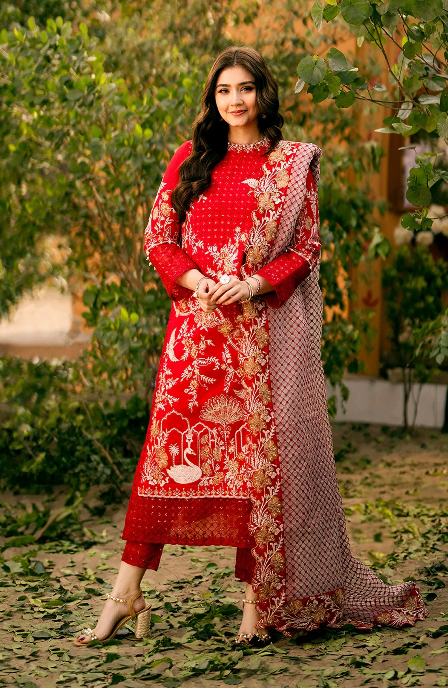 Maryum N Maria Embroidered Lawn Unstitched 3Pc Suit MS24-563 Nurul