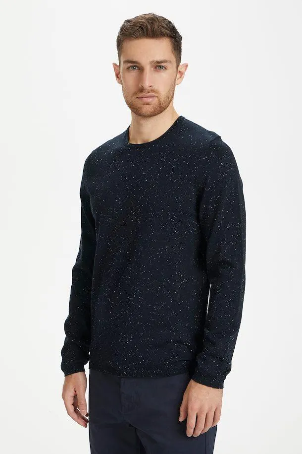 Matinique Marole Knitted Pullover in Dark Navy