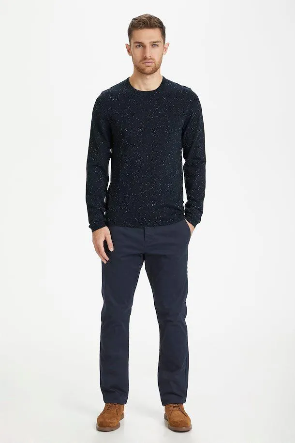 Matinique Marole Knitted Pullover in Dark Navy