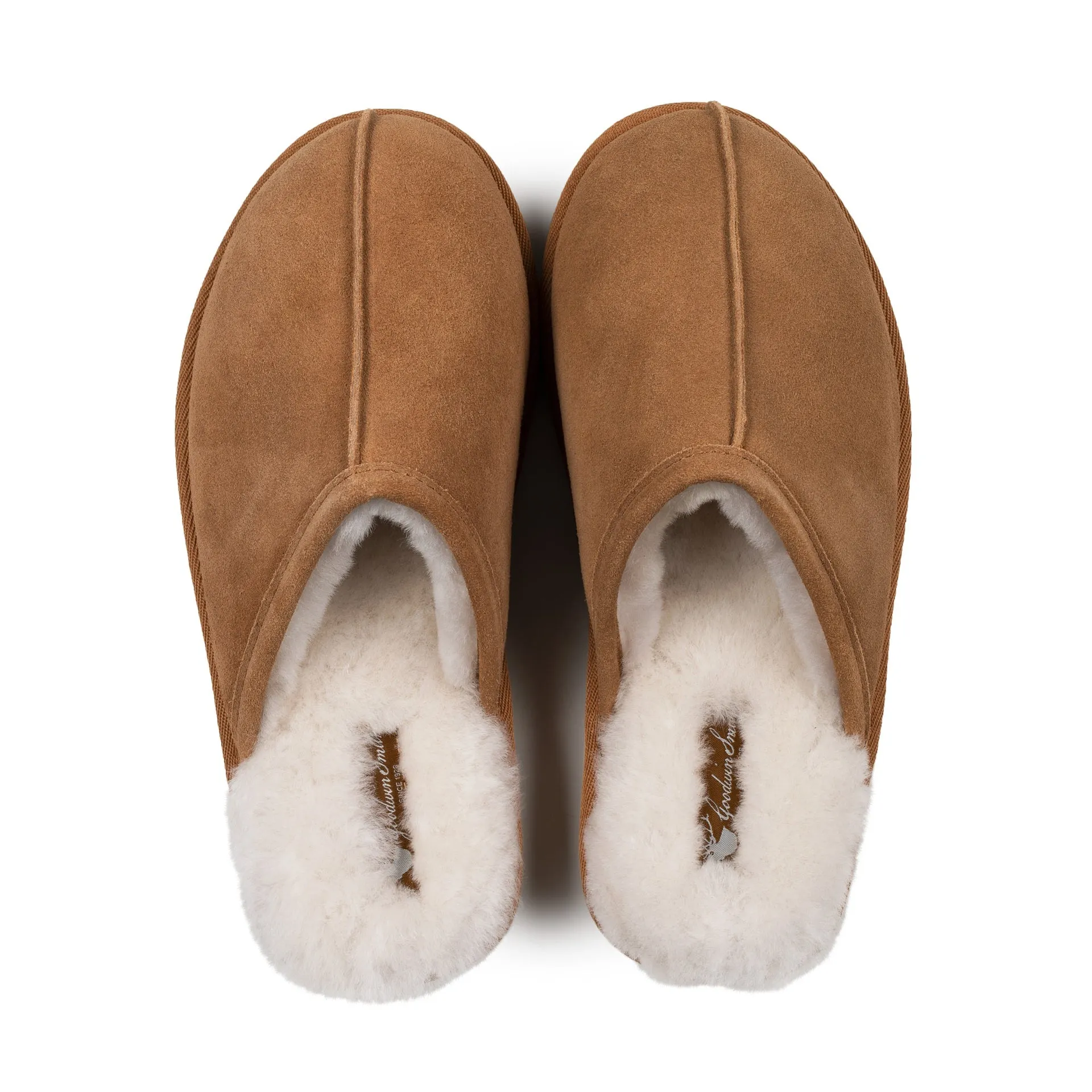 MAX TAN SHEEPSKIN SLIPPER MULE