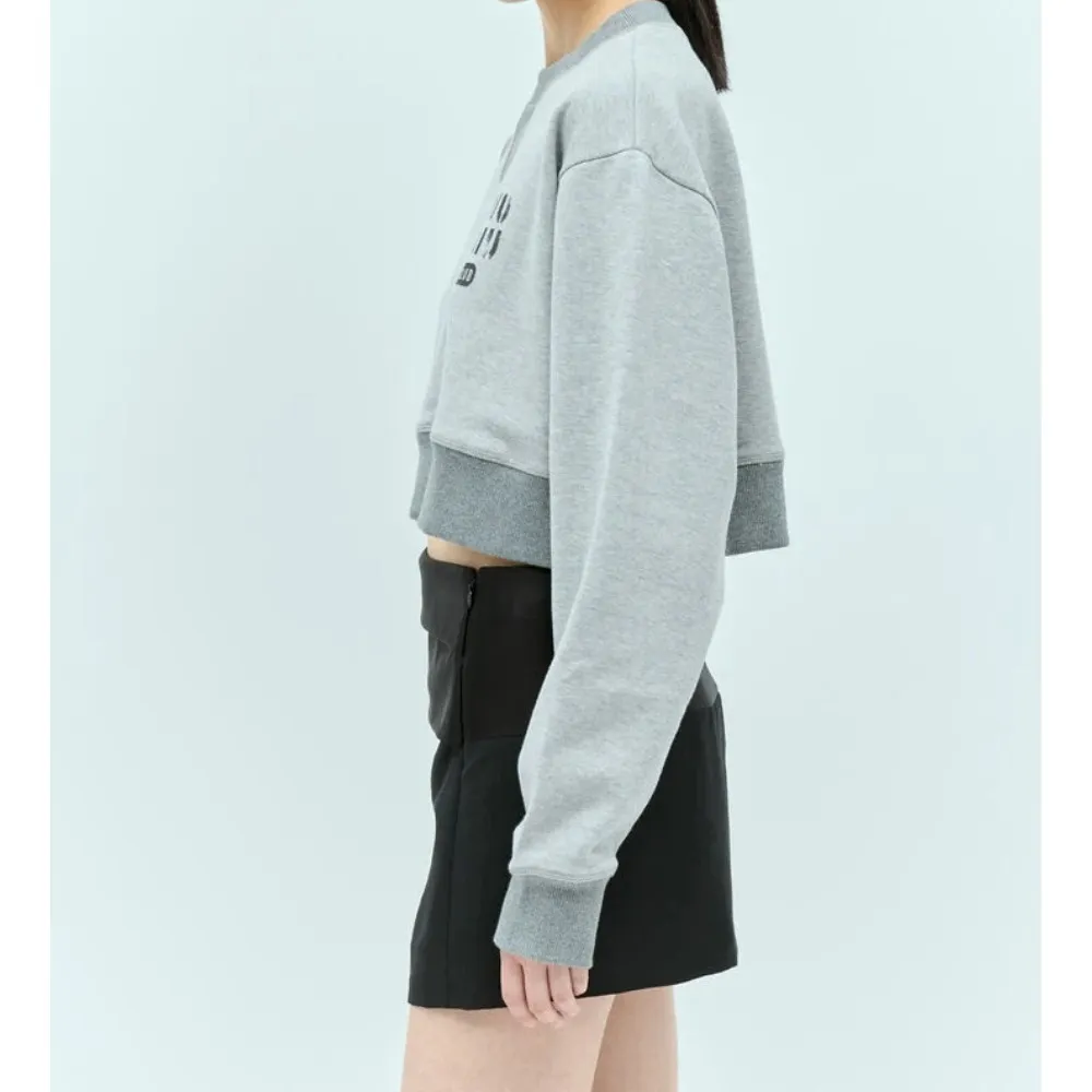 MiuMiu  |Casual Style Unisex Street Style U-Neck Long Sleeves Plain