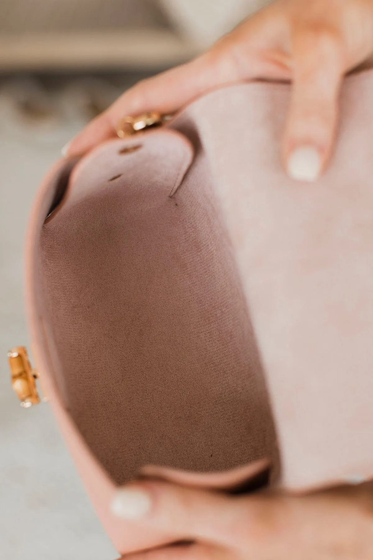 More Than A Crush Crossbody Purse- Blush