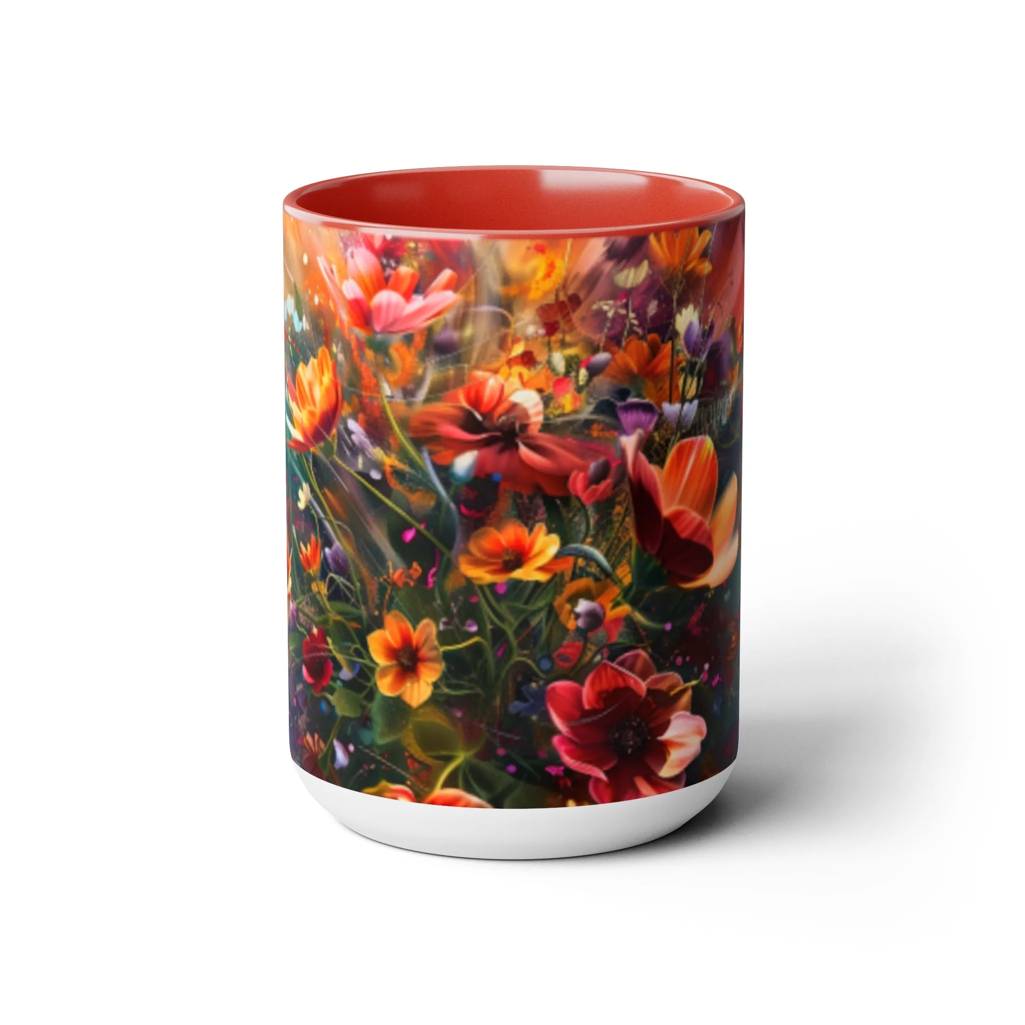 Mothers Day Two-Tone Coffee Mugs, 15oz