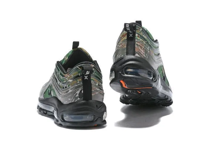 Nike Air Max 97 Camouplage Army Green Grey Shoes Sale Size US 7, 8, 8.5, 9, 10, 11