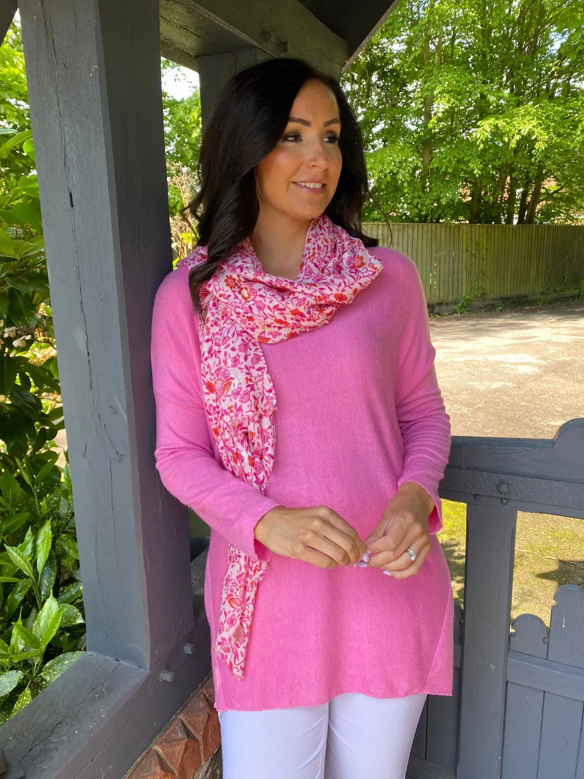 Pink Fine Knitted Top Fifi