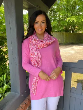 Pink Fine Knitted Top Fifi