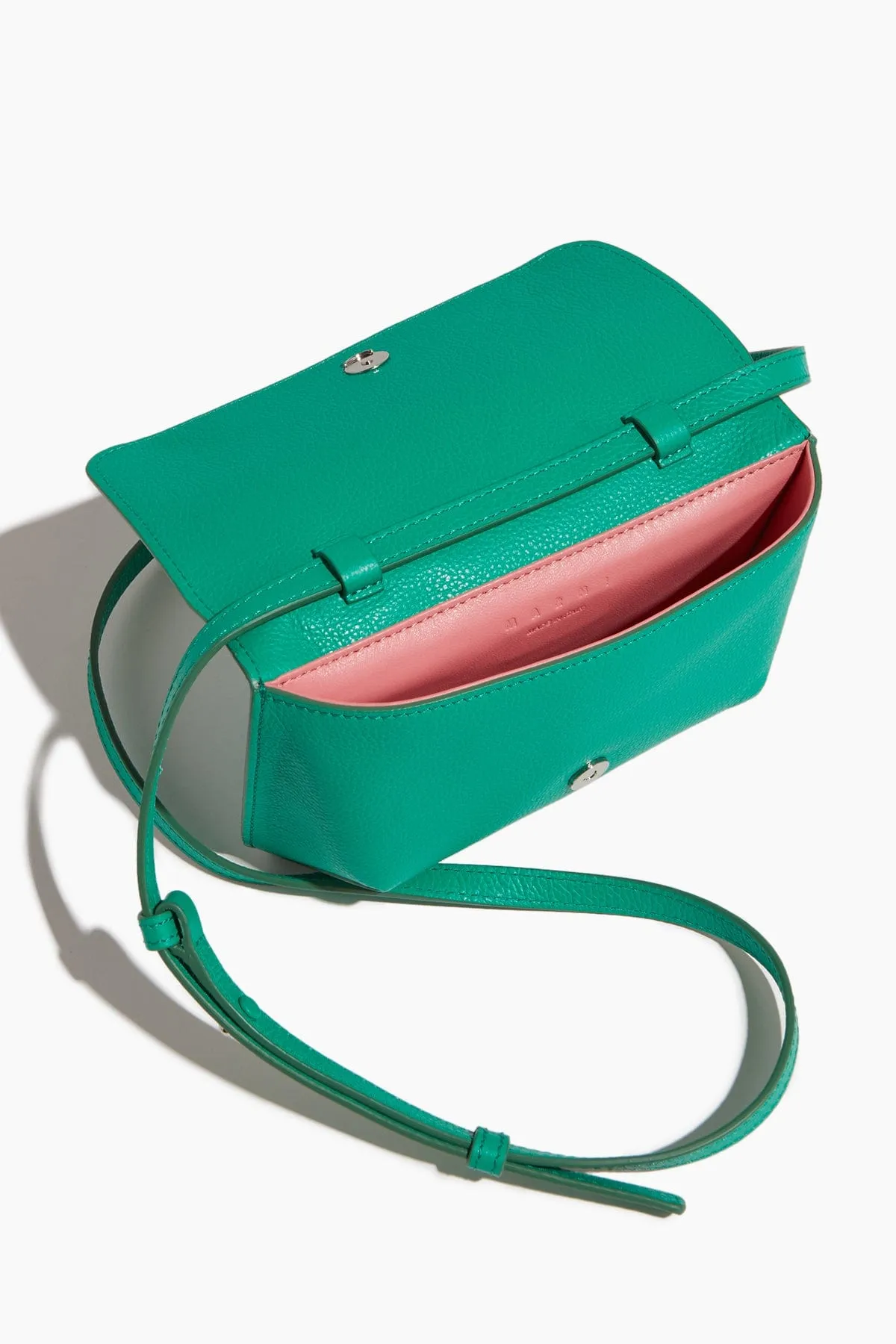 Pochette Flat Bag in Sea Green