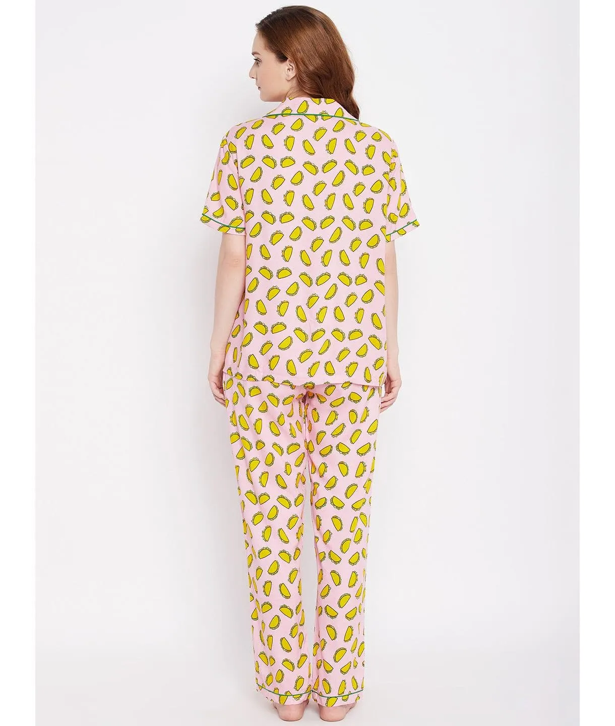 Printed Cotton Night Suit