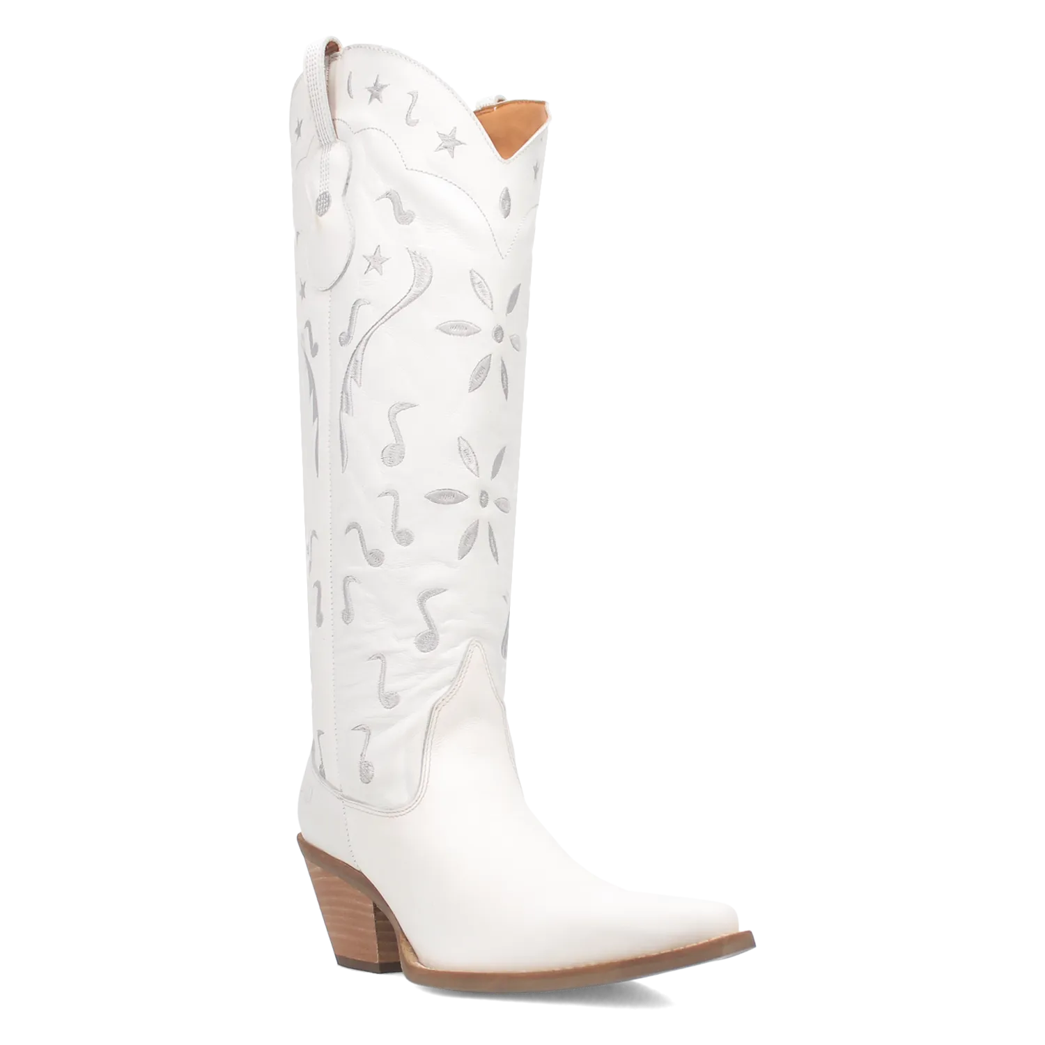 Rhymin White Leather Boots (DS)