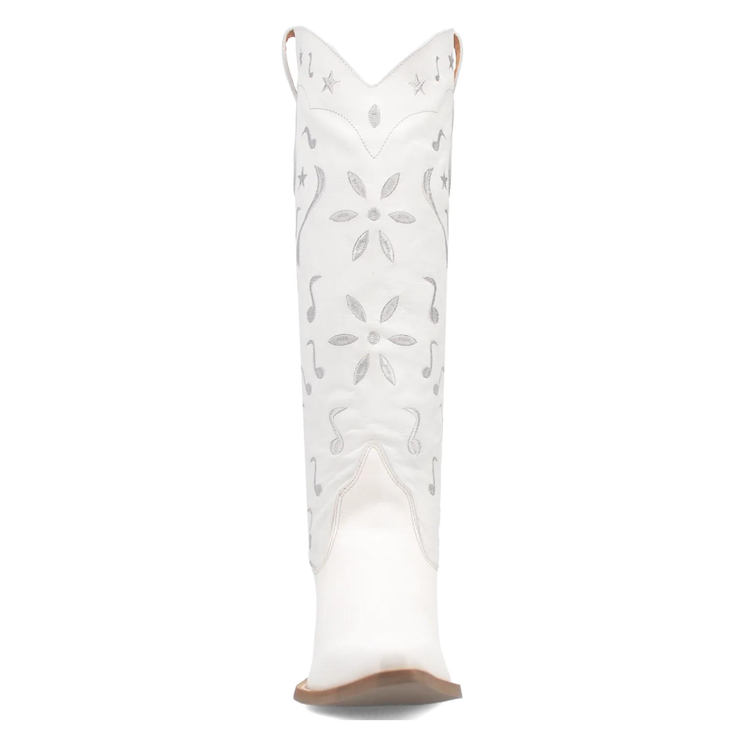 Rhymin White Leather Boots (DS)