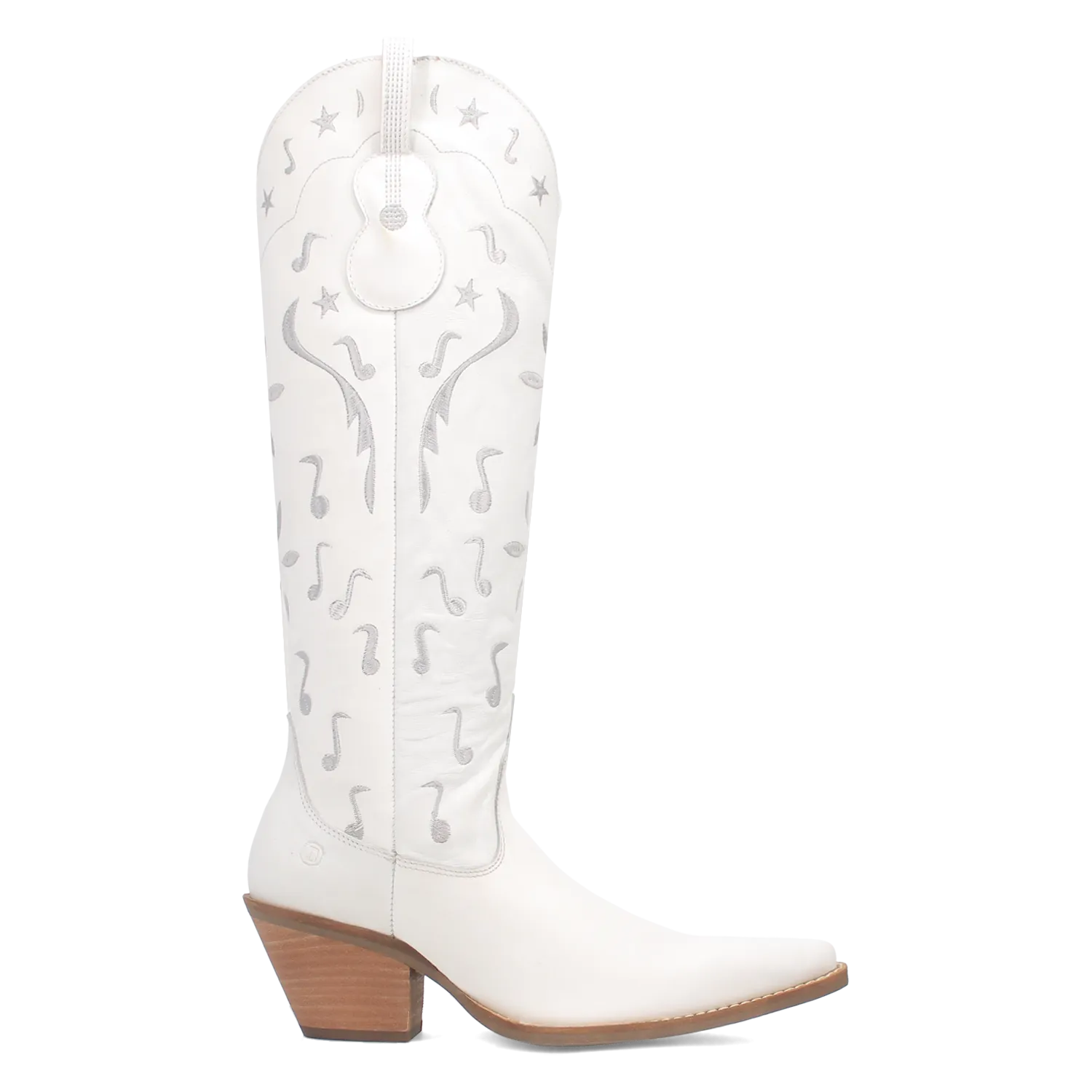 Rhymin White Leather Boots (DS)