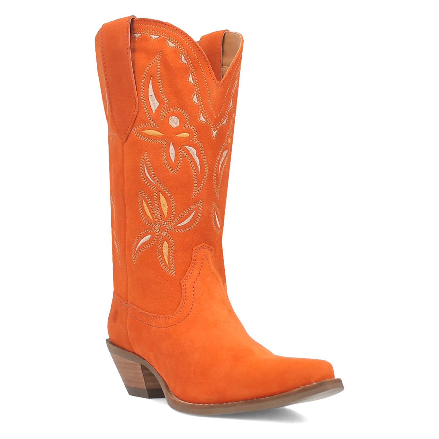 Sabana Orange Suede Leather Boots (DS)