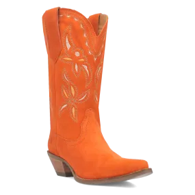 Sabana Orange Suede Leather Boots (DS)