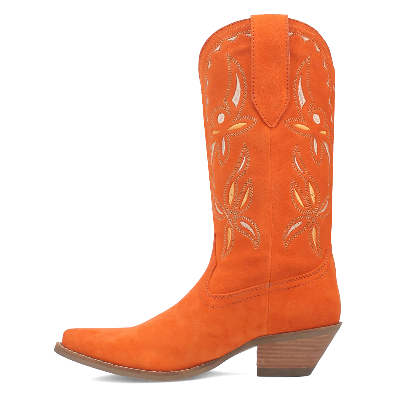 Sabana Orange Suede Leather Boots (DS)