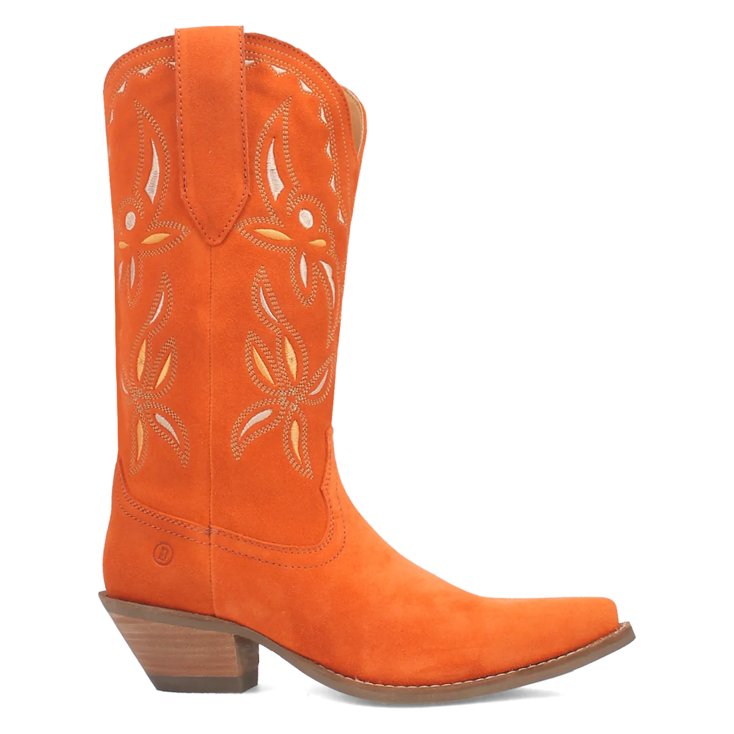 Sabana Orange Suede Leather Boots (DS)