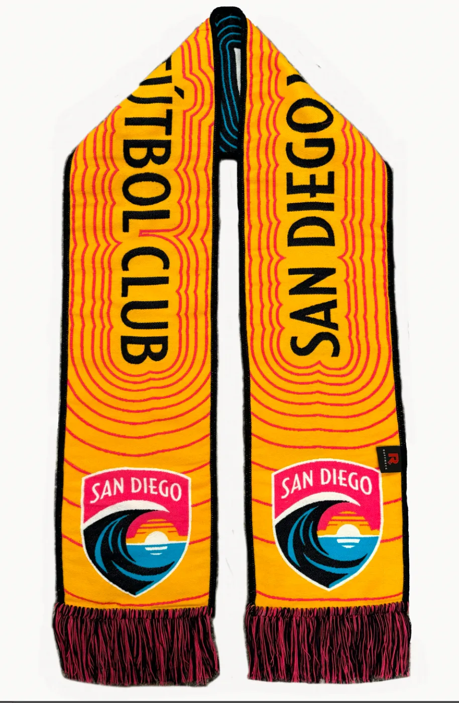 San Diego Wave FC Make Waves Ripple HD Woven Scarf