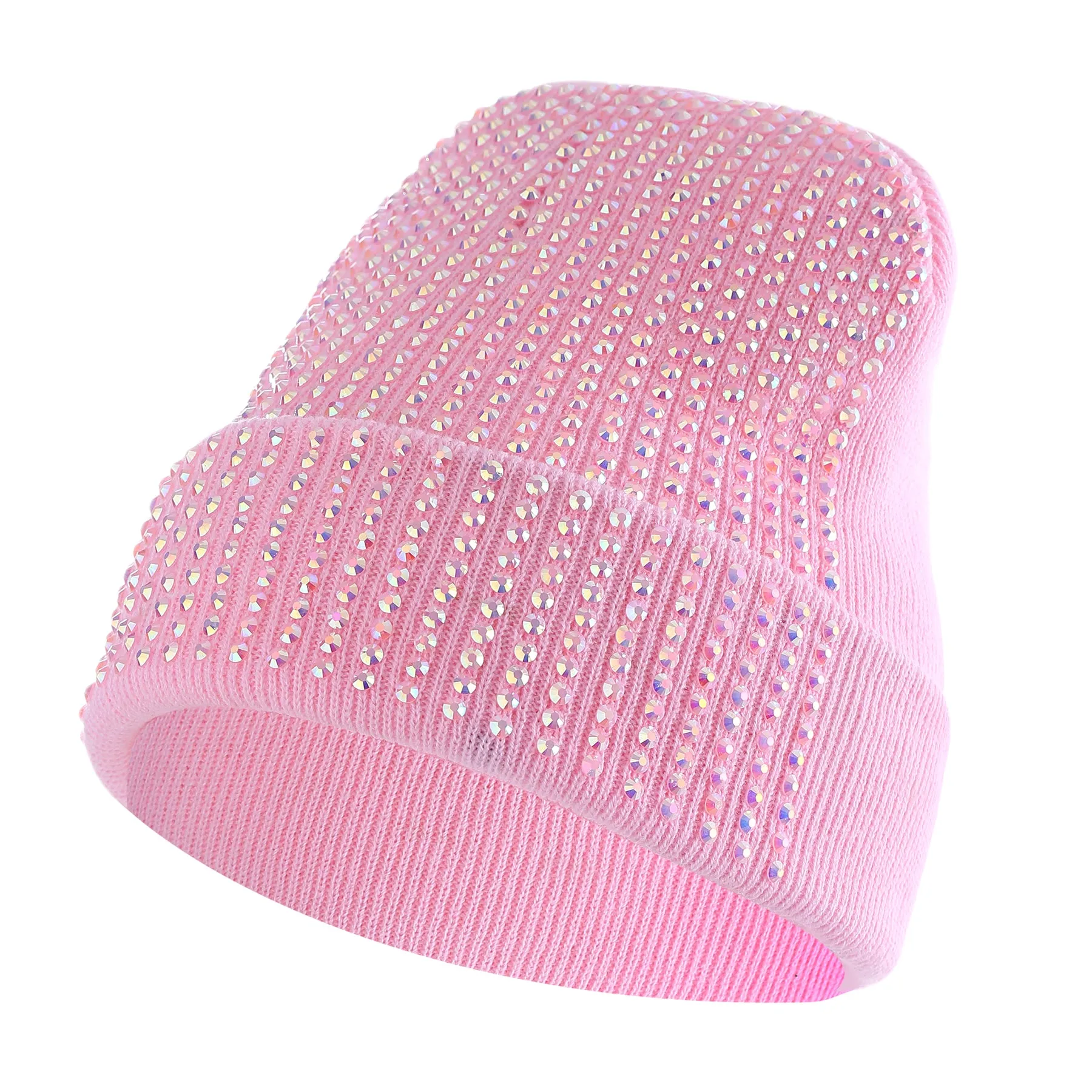 Scarlet Beanie in Light Pink