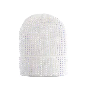 Scarlet Beanie in White