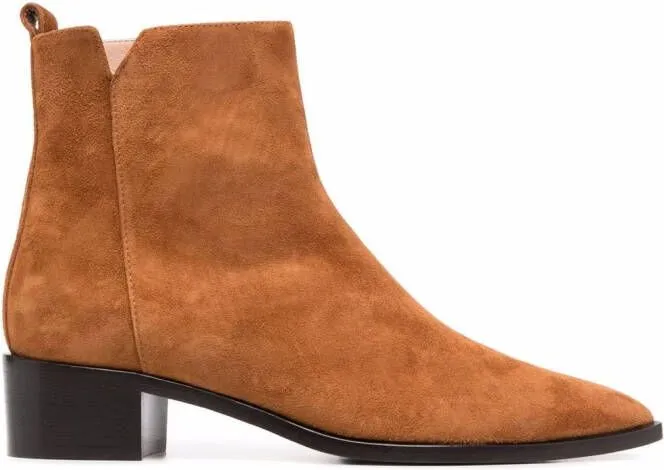 Scarosso Alba suede boots Brown