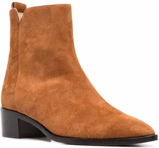 Scarosso Alba suede boots Brown