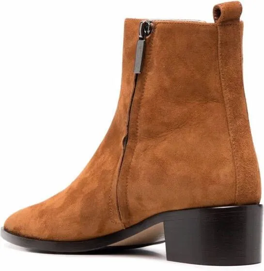 Scarosso Alba suede boots Brown