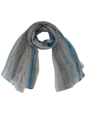 Sheer Snake Skin Print Scarf Shawl