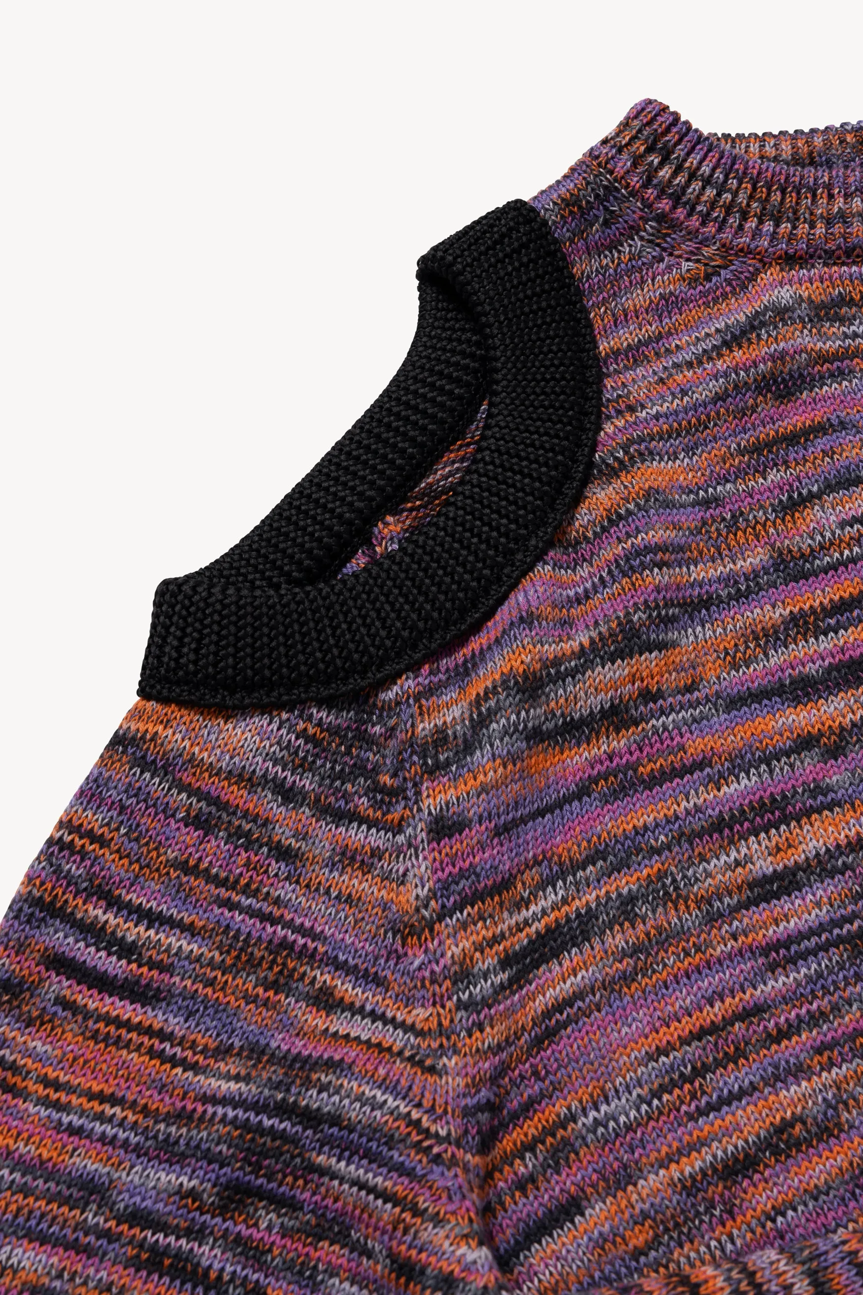 Space Dye Shoulder Hole Knit