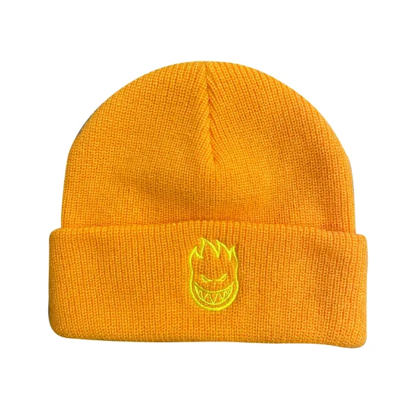 Spitfire Bighead Cuff Beanie - Orange/Gold