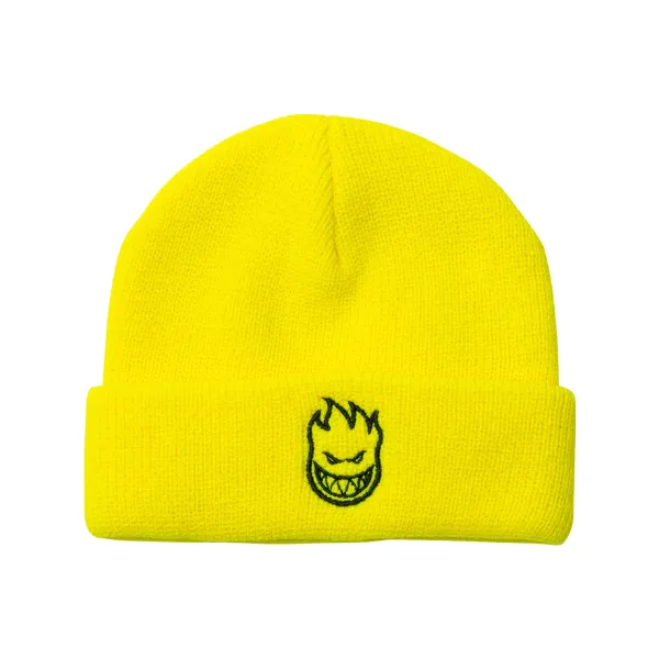 Spitfire Bighead Cuff Beanie - Yellow/Black