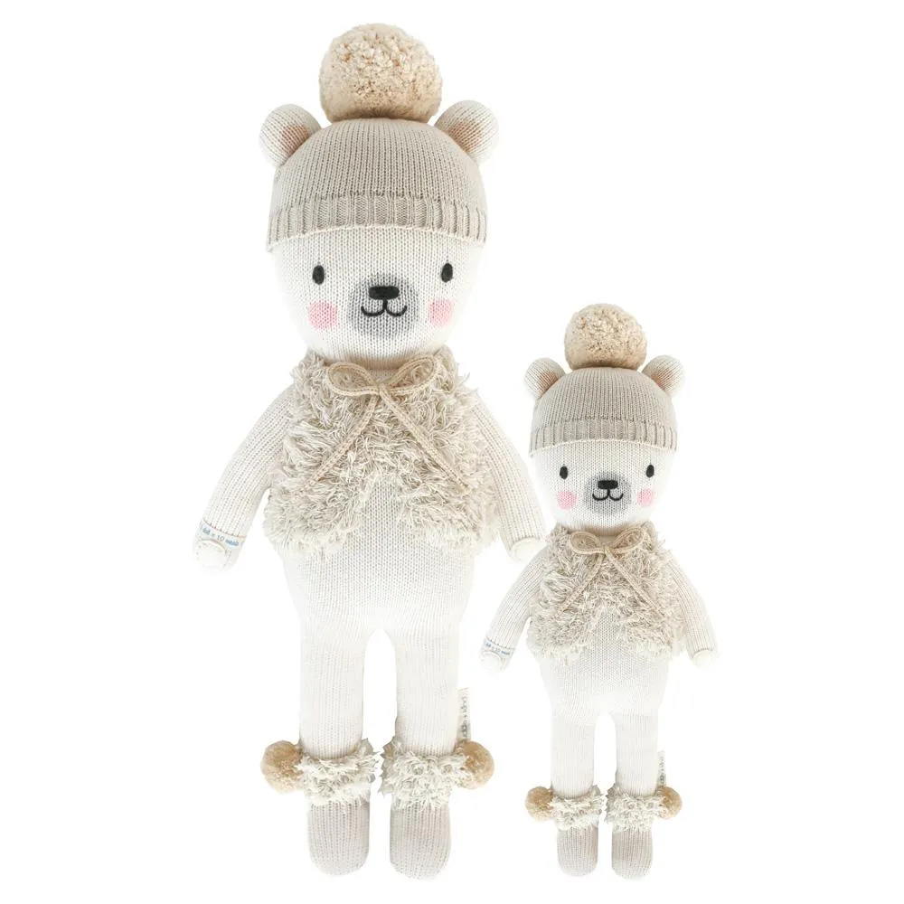 Stella the Polar Bear Knit Doll by Cuddle & Kind