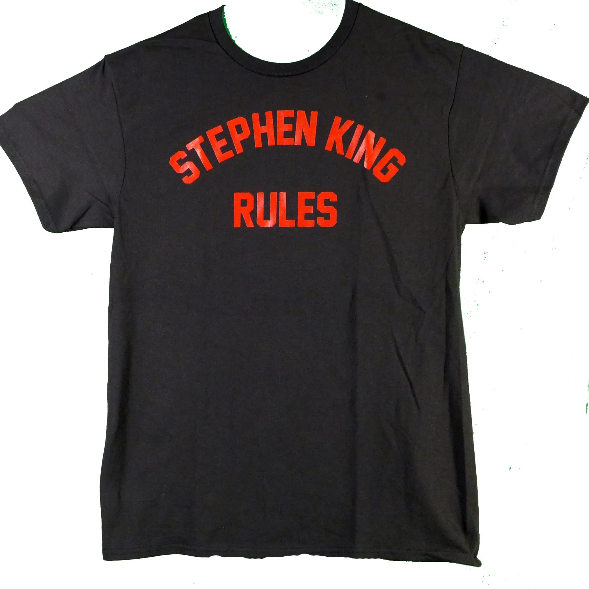 Steven King Rules-Red on Black