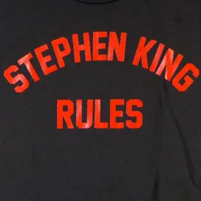 Steven King Rules-Red on Black