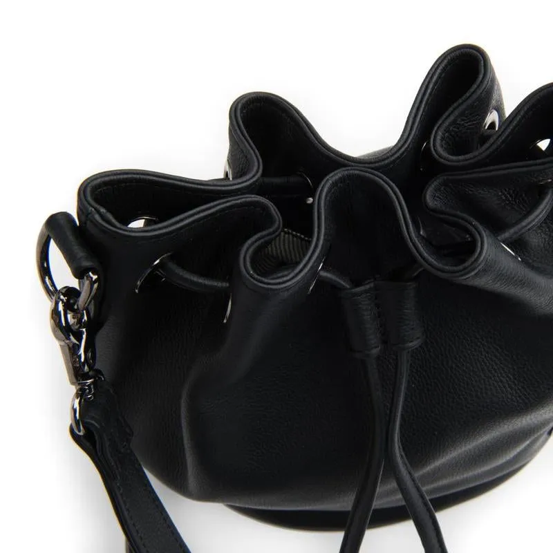 STITCH AND HIDE - Olivia Bucket Bag - Black