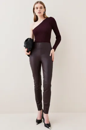 Stretch Leather Legging | Karen Millen