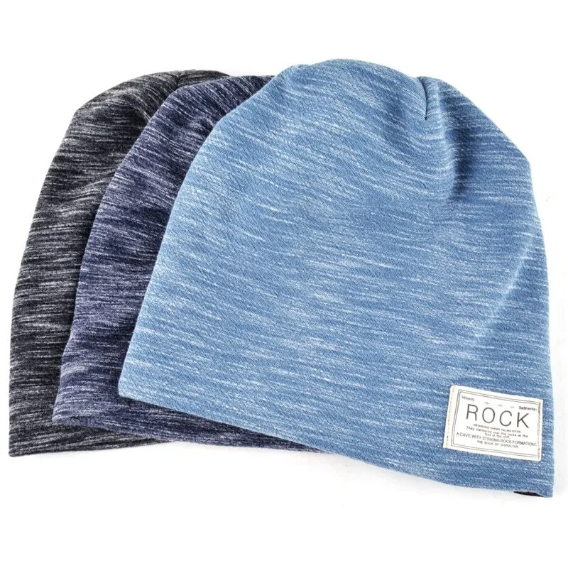 Stylish Solid Color Warm Winter Beanie Hats for Men & Women