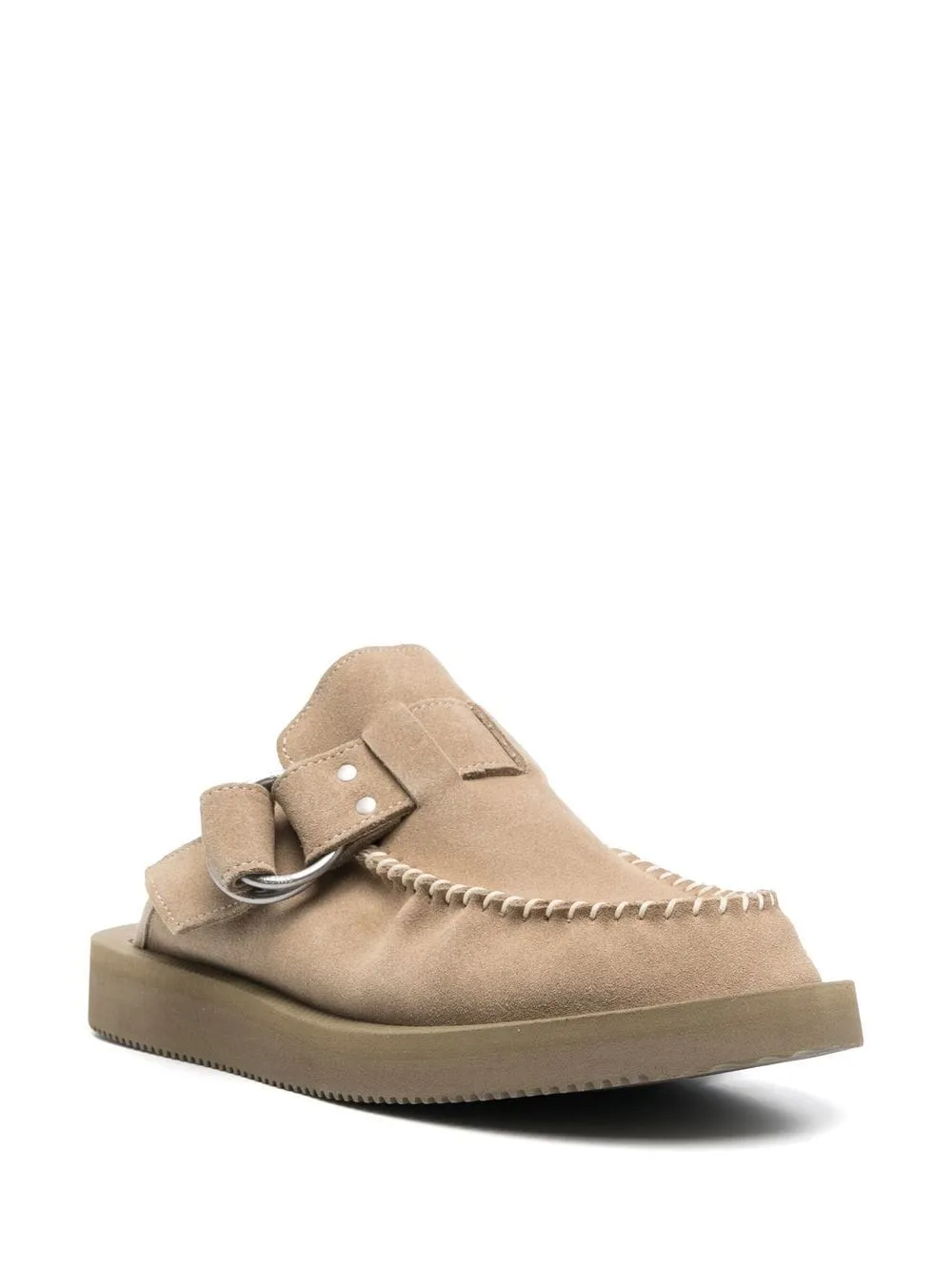 SUICOKE LEMI-MAB SHEARLING-LINED SLIPPERS TAU