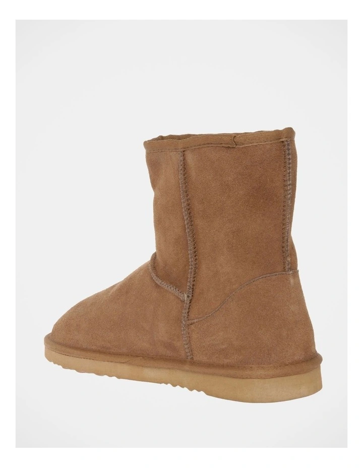 Tan Slipper Boots