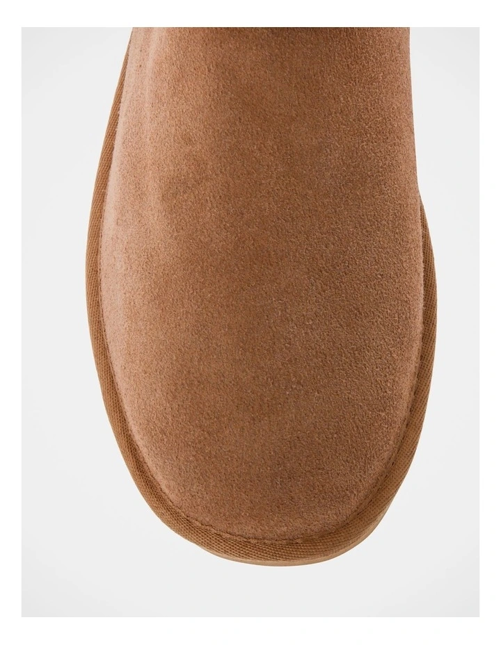 Tan Slipper Boots