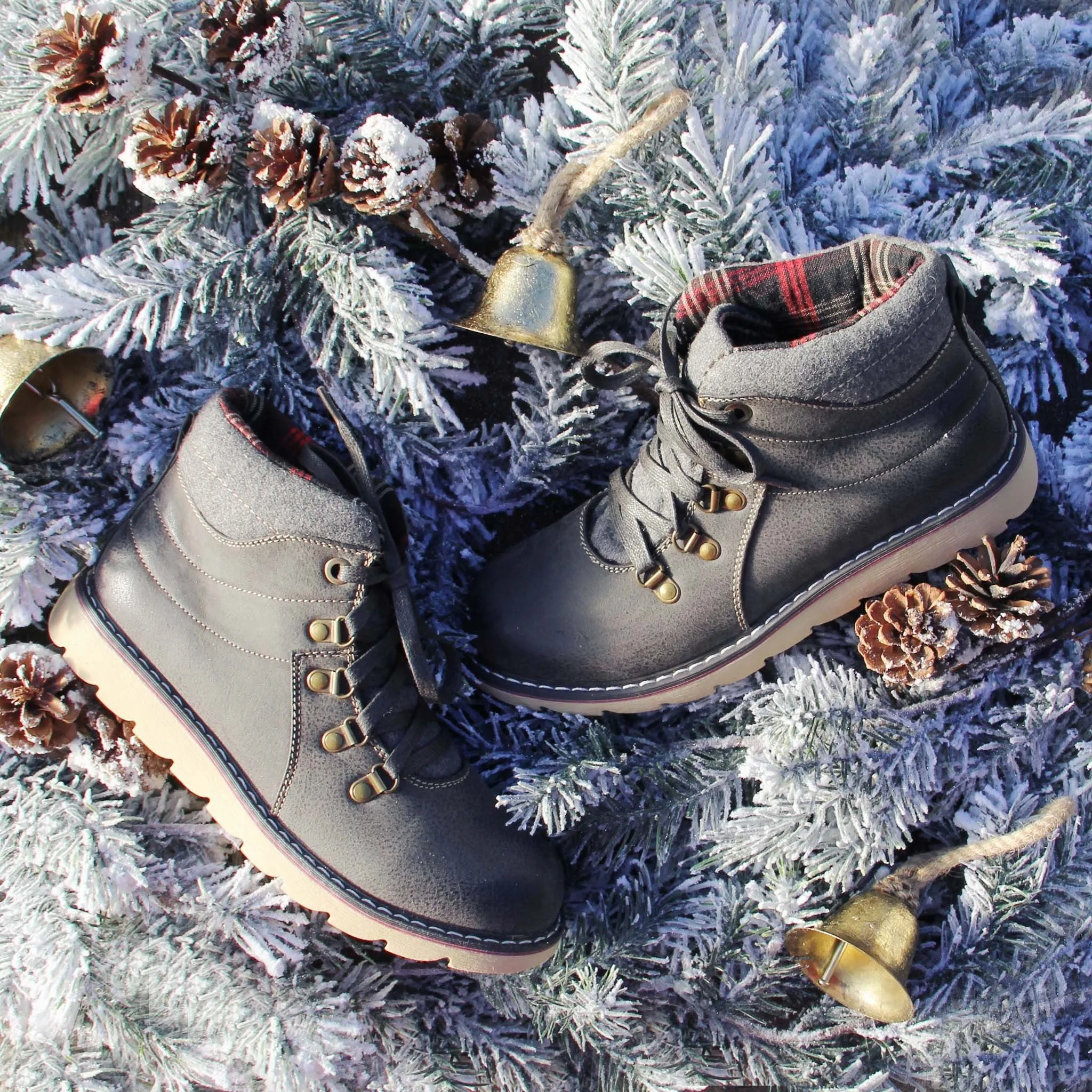 The Logger Boots in Gray