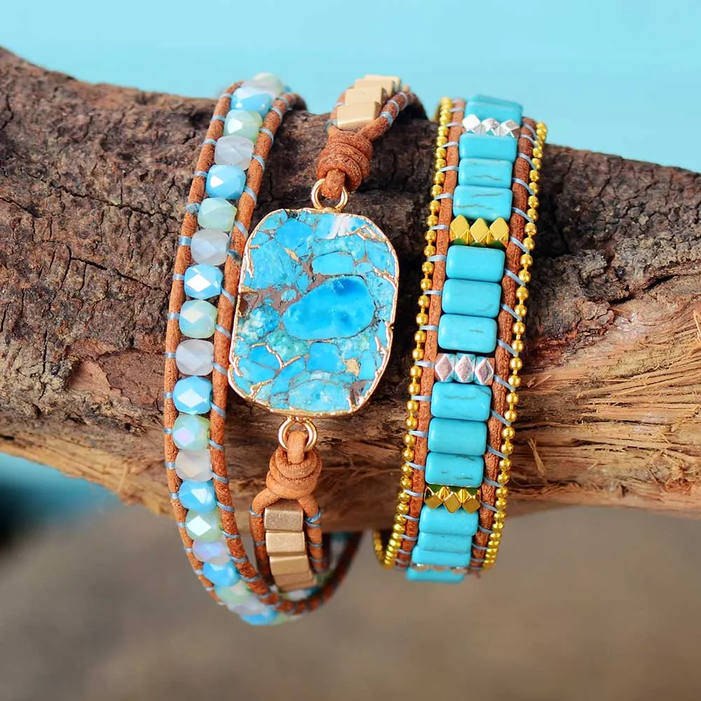 Turquoise Princess Wrap Bracelet