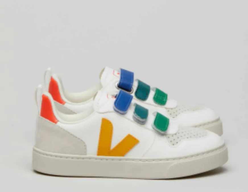 Veja Multico White Ouro Velcro Sneaker