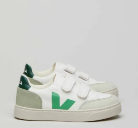 Veja White Multico Clay Velcro Sneaker