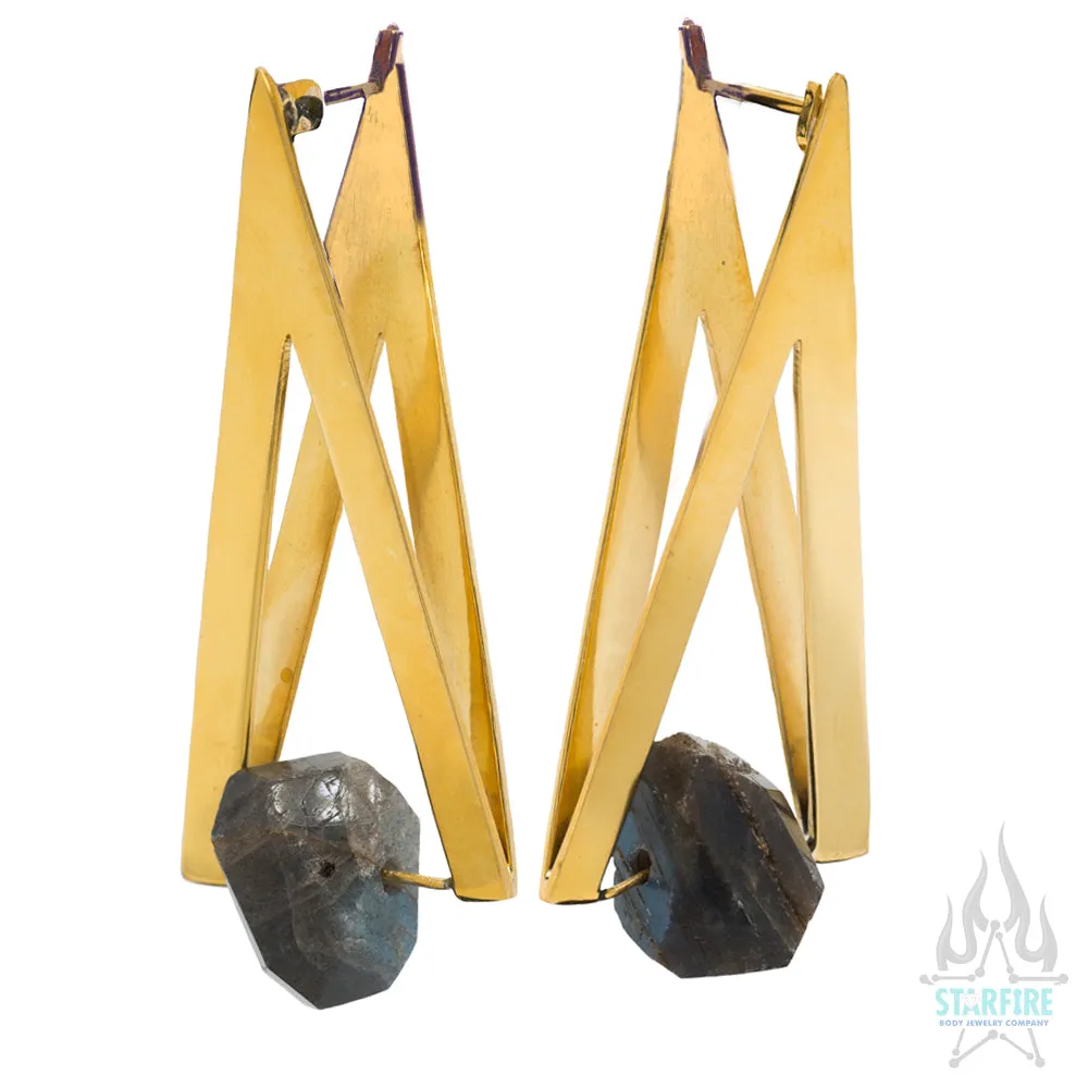 Vida Earrings with Labradorite