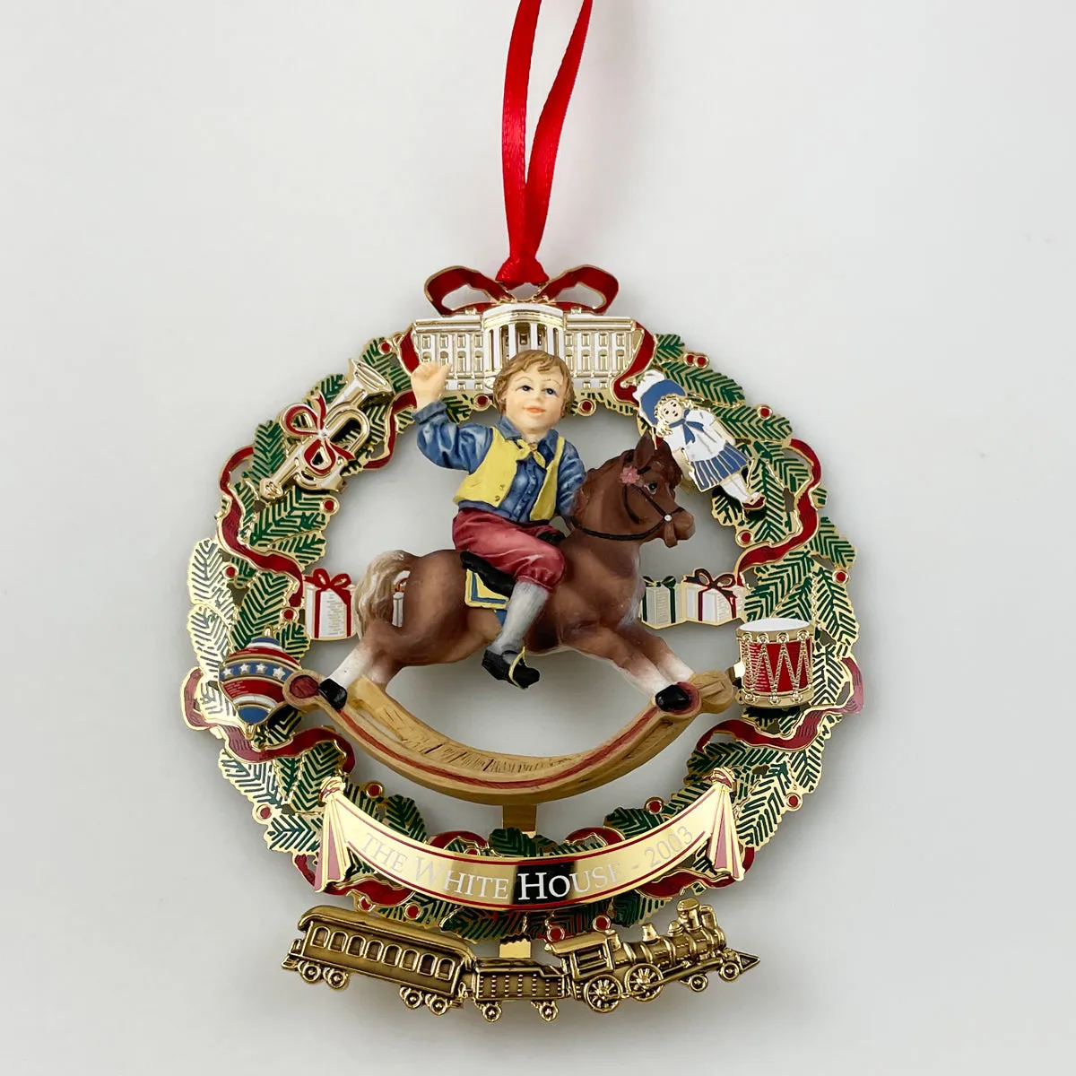 White House Christmas Ornament 2003