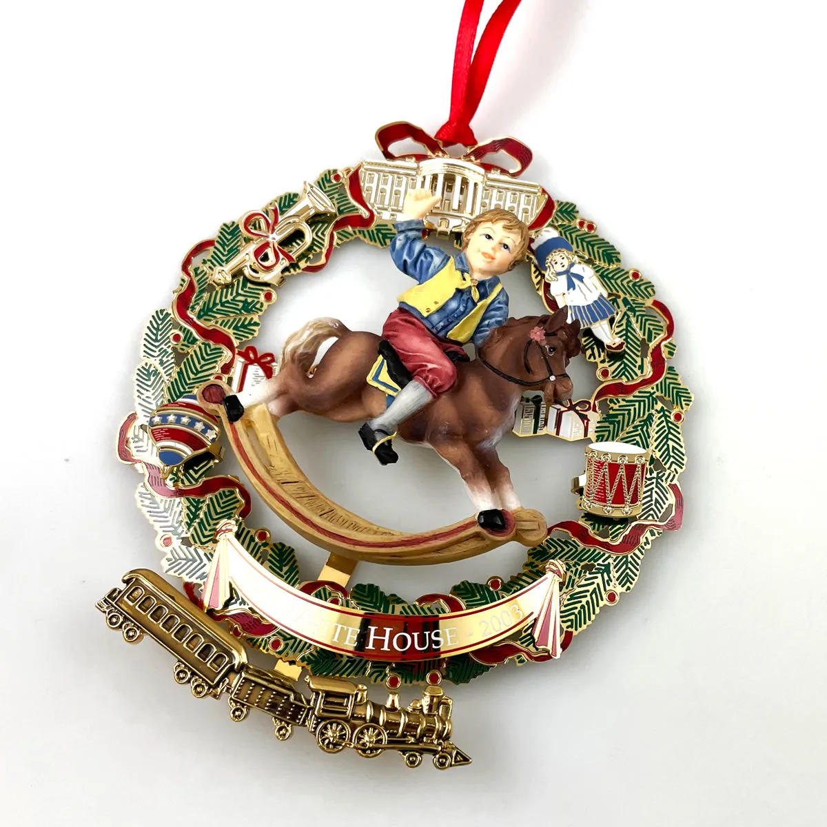 White House Christmas Ornament 2003